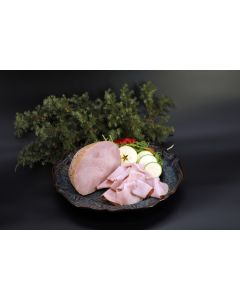 Honungsglacerad kokt skinka halvor