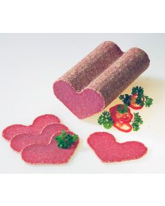 Hjärtformad Salami med Vitlök