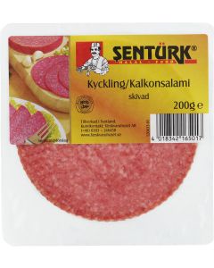 Kyckling/kalkonsalami, 200g Display